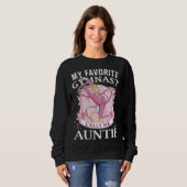 My Favorite Gymnast Calls Me Auntie For A Gymnasti Sweatshirt (Vorne ganz)