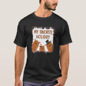 My Favorite Holiday Ground Hog Groundhog Family 20 T-Shirt (Vorderseite)
