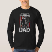 My Favorite Marine Calls Me Dad Father's Day T-Shirt (Vorderseite)