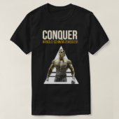 My Favorite People Arnold Schwarzenegger Conquer T-Shirt (Design vorne)