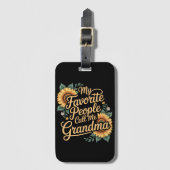 My Favorite People Call Me Grandma Mother's Day Gepäckanhänger (Vorderseite Vertikal)