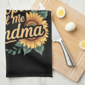 My Favorite People Call Me Grandma Mother's Day Geschirrtuch (Viertel Falte)