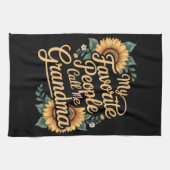 My Favorite People Call Me Grandma Mother's Day Geschirrtuch (Horizontal)