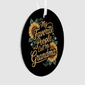 My Favorite People Call Me Grandma Mother's Day Ornament (Vorderseite)