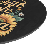 My Favorite People Call Me Grandma Mother's Day Schneidebrett (Ecke)