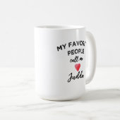 My Favorite People Call Me Jadda Grandma Arabic Kaffeetasse (VorderseiteRechts)