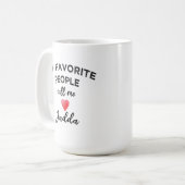My Favorite People Call Me Jadda Grandma Arabic Kaffeetasse (Vorderseite Links)