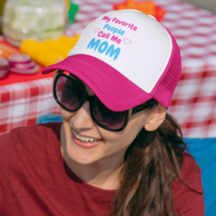 My Favorite People Call Me Mom Truckerkappe