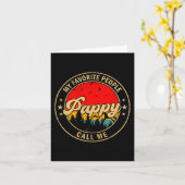 My Favorite People Call Me Pappy Retro For Papa Gr Karte (Gelbe Blume)