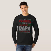 My Favorite People Call Me Pop Pop Ugly Xmas Holid T-Shirt (Vorne ganz)