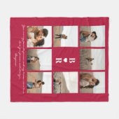 My Favorite Person Script Valentine's Day 8-Photo Fleecedecke (Vorderseite (Horizontal))