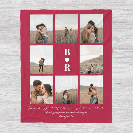 My Favorite Person Script Valentine's Day 8-Photo Fleecedecke
