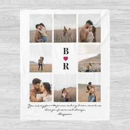 My Favorite Person Script Valentine's Day 8-Photo Fleecedecke