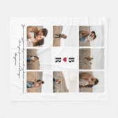 My Favorite Person Script Valentine's Day 8-Photo Fleecedecke (Vorderseite (Horizontal))