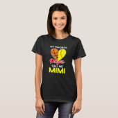 My Favorite Players Call Me Mimi Softball Basketba T-Shirt (Vorne ganz)