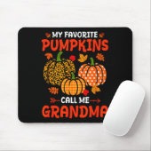 My Favorite Pumpkins Call Me Grandma Thanksgiving Mousepad (Mit Mouse)