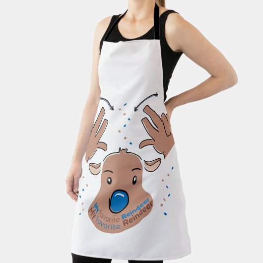 My favorite Reindeer in Sign Language Schürze (InSitu)