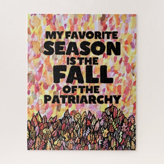 My Favorite Season is the fall of the patriarchy Puzzle (Vertikal)