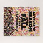 My Favorite Season is the fall of the patriarchy Puzzle (Horizontal)
