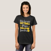 My Favorite Softball Player call me Grandma T-Shirt (Vorne ganz)