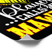 My Favorite Softll Player Calls Me Mawmaw Poster (Ecke)