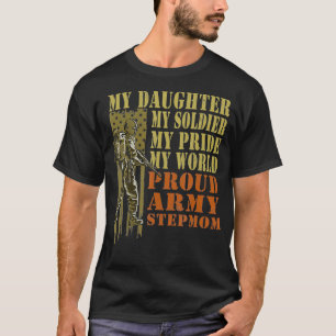 My Favorite Soldier Proud Army Stepmom Military Gi T-Shirt