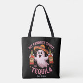 My Favorite Spirit Is Tequila Halloween Drinking Tasche (Rückseite)