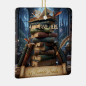 My Favorite Teacher - Personalized Keepsake Ceram Keramikornament (Rechts)