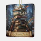 My Favorite Teacher - Personalized Keepsake Ceram Keramikornament (Links)