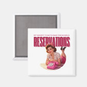 My Favorite Thing to Make for Dinner Is Resos Magnet (Vorderseite/Rückseite)