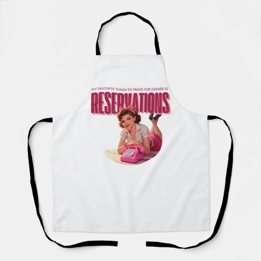 My Favorite Thing to Make for Dinner Is Resos Schürze (Vorderseite)