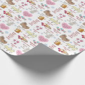 My Favorite Things Sound of Music Cute Hand-Drawn Geschenkpapier (Ecke)