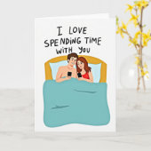 My Favorite Time With You Card Karte (Gelbe Blume)