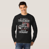 My Favorite Trucker Calls Me Granny USA American F T-Shirt (Vorne ganz)