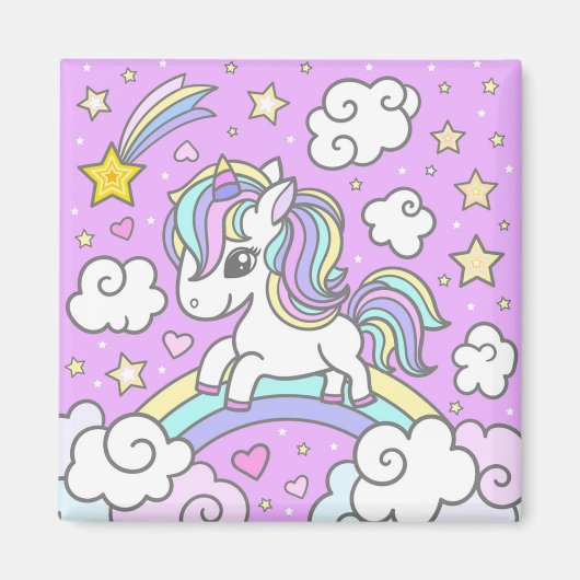 My_Favorite Unicorn Magnet (Vorne)