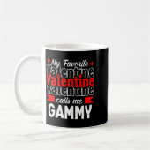 My Favorite Valentine Call Me Gammy Happy Valentin Kaffeetasse (Links)