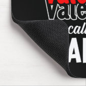 My Favorite Valentine Call Me Gammy Happy Valentin Mousepad (Ecke)