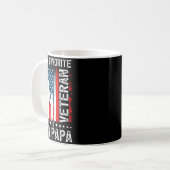 My Favorite Veteran Is My Papa Grandpa Thank You V Kaffeetasse (Vorderseite Links)