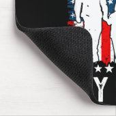 My Favorite Veteran Is My Papa Grandpa Thank You V Mousepad (Ecke)