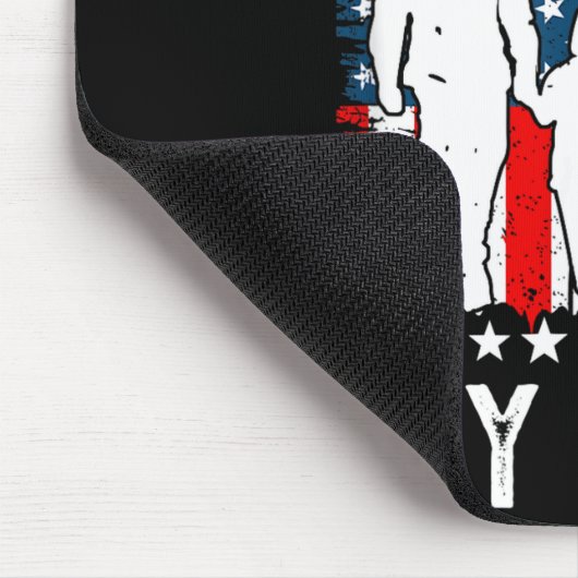 My Favorite Veteran Is My Papa Grandpa Thank You V Mousepad (Ecke)