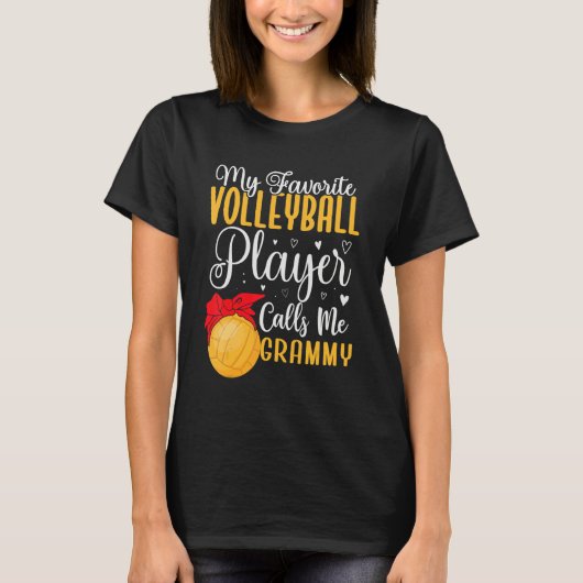 My Favorite Volleyball player calls me Grandma Cut T-Shirt (Vorderseite)