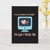 My Favorite Weirdo Love Card Karte (Gelbe Blume)