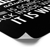 My Favorite Winter Activity Is Going Back Inside W Poster (Ecke)