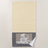 My Favorite Yoga Teacher Strandtuch (Vorderseite)