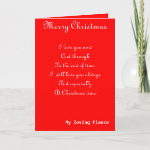 My fiance Christmas greeting cards Feiertagskarte