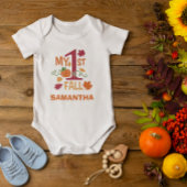 My First 1st Fall Autumn Thanksgiving Baby Strampler