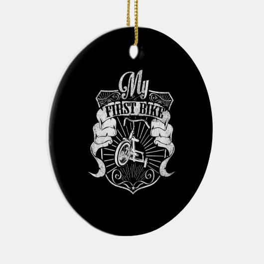 my first bike keramik ornament (Rechts)