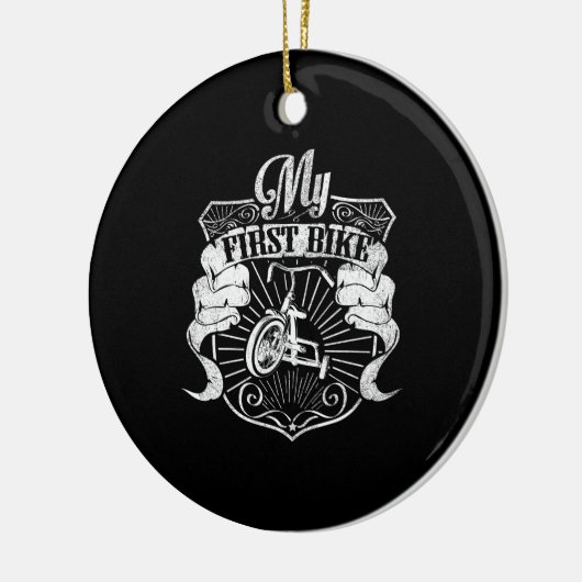 my first bike keramik ornament (Links)