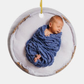 My First Christmas as Grandma Ceramic Ornament (Hinten)