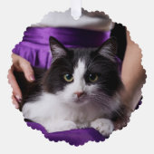 My First Christmas Cat Ornament (Vorderseite)